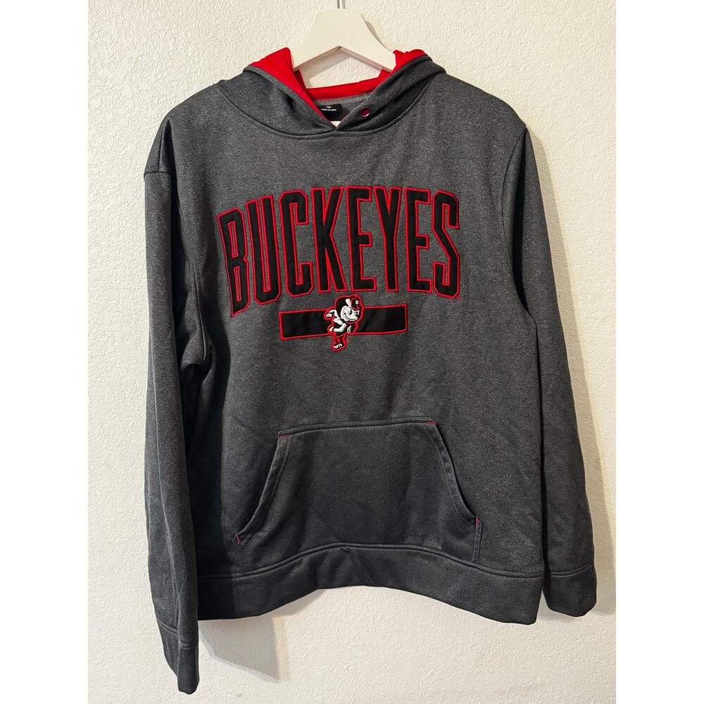 Scarlet & Gray Ohio State Buckeyes Men's‎ Hoodie Size M